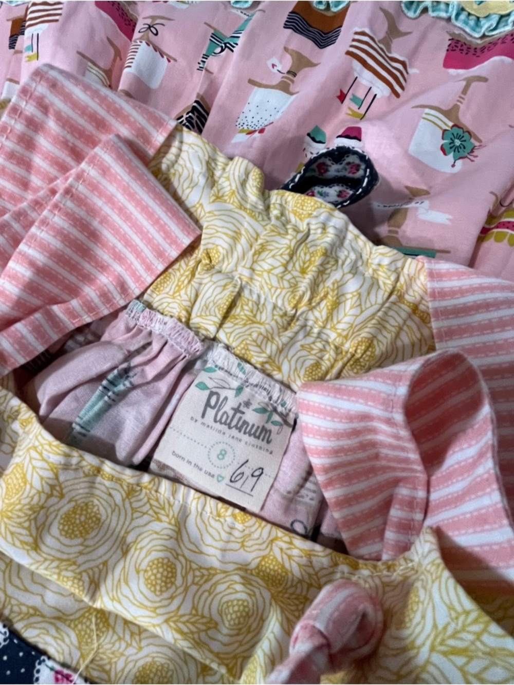 Matilda Jane platinum
Pink Cake-Print Dress with Mint Trim - Picture 7 of 7